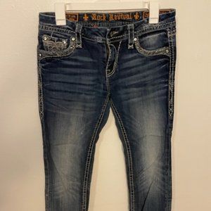 Rock Revival "Jazlyn" Easy Straight Jean // Size: 27/32